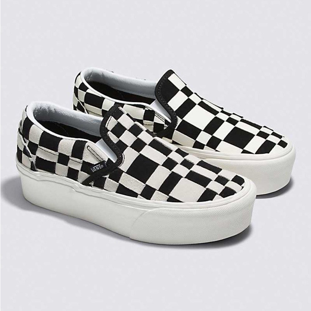 Vans Slip-On Stackform Woven Check Shoe